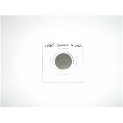 1869 Shield Nickel *PLEASE LOOK AT PICTURE TO DETERMINE GRADE - NICE COIN*!!