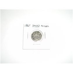 186? Shield Nickel *PLEASE LOOK AT PICTURE TO DETERMINE GRADE*!!
