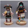 Image 1 : TWO NAVAJO KACHINA DOLLS (FREE SHIPPING THIS AUCTION ONLY!!!)