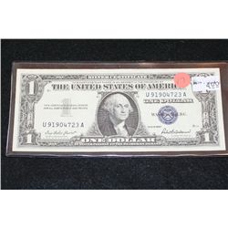 1957 US Silver Certificate $1; Blue Seal