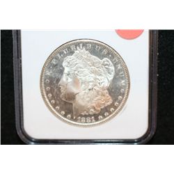 1881-S Silver Morgan $1, NGC Graded MS63 DPL