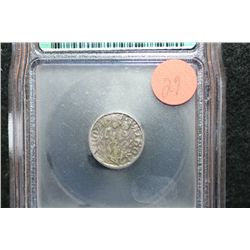 1458-1490 Hungary-Kremnitz Silver Denar. Matthias Corvinus Foreign Ancient Coin, ICG Graded VF20