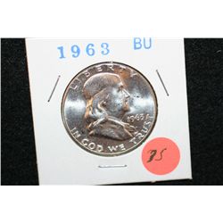 1963 Ben Franklin Half Dollar, BU