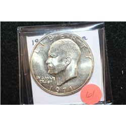 1971 Eisenhower $1, Silver
