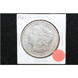 1921-S Silver Morgan $1