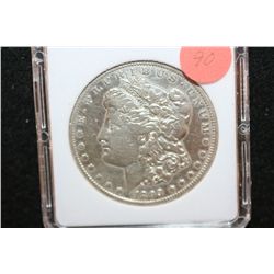 1893-CC Silver Morgan $1, MCPCG Cleaned Fine Details