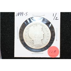 1899-S Barber Half Dollar