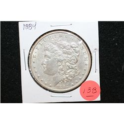 1884 Silver Morgan $1