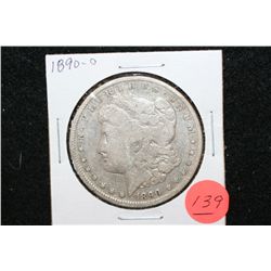 1890-O Silver Morgan $1