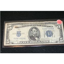 1934-D US Silver Certificate $5, Blue Seal