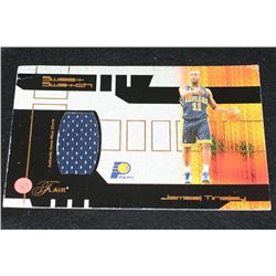 James Tinsley-Indiana Pacers-Sweat Swatch; 2002 NBA All-Star Weekend in Philadelphia Game-Worn Short