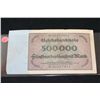 Image 1 : 1923 German Funfbunderttaufend Mark Foreign Bank Note