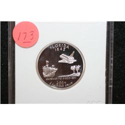 2004-S Florida State Quarter, ACC Graded PRF70 DCAM, 90% Silver