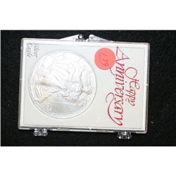 2010 Silver Eagle $1, "Happy Anniversary"