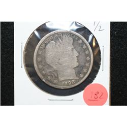 1898 Barber Half Dollar