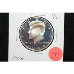 2000-S Kennedy Half Dollar, Proof