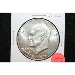 1976-S Bicentennial Eisenhower $1, Silver