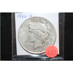 1922-D Peace $1