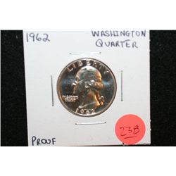1962 Washington Quarter, Proof