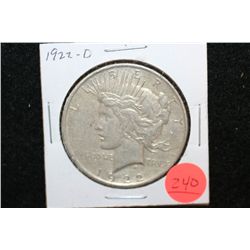 1922-D Peace $1