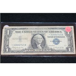 1957-B US Silver Certificate $1, Blue Seal, Star Note