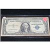 Image 1 : 1957-B US Silver Certificate $1, Blue Seal, Star Note