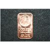 Image 1 : 2012 Copper Ingot, .999 Fine 1 Oz.