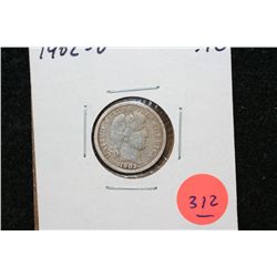1902-O Barber Dime
