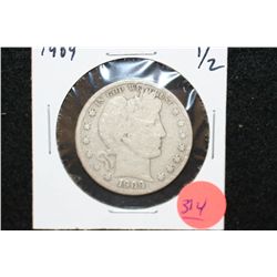 1909 Barber Half Dollar