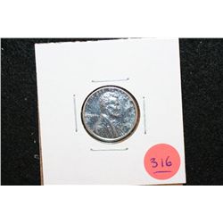 1943 Steel Wheatback Penny