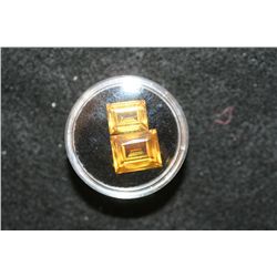 Loose Yellow Stone, lot of 2