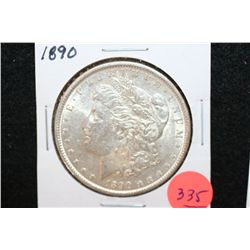 1890 Silver Morgan $1