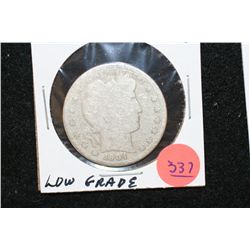 1904 Barber Half Dollar, Low Grade