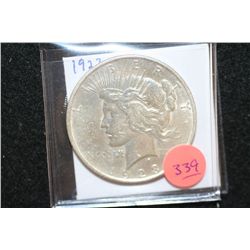 1923-D Peace $1