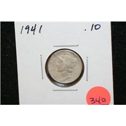 1941 Mercury Dime