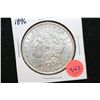 Image 1 : 1896 Silver Morgan $1