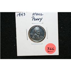 1943 Steel Wheatback Penny