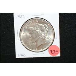 1922 Peace $1, UNC