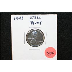 1943 Steel Wheatback Penny