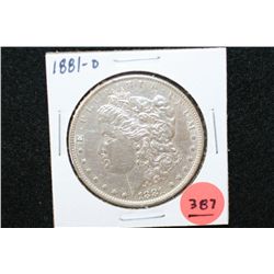 1881-O Silver Morgan $1