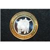 Image 1 : Circus Circus Limited Edition Two-Tone $10 Gaming Token, .999 Fine