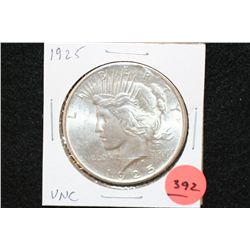 1925 Peace $1, UNC