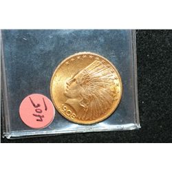1908 Indian Chief $10 Gold Coin