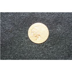 1910 Indian Chief $2 1/2 Gold Coin