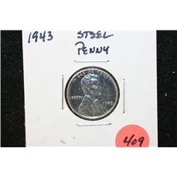1943 Steel Wheatback Penny