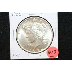 1922 Peace $1, UNC