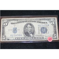 1934-D US Silver Certificate $5, Blue Seal