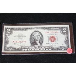 1963 United States Note $2, Red Seal