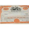 Image 1 : Howard Johnson Co. Stock Certificate dated 1972