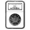 Image 1 : 2007 NGC  MS-66 $5 Canadian Silver Maple   "Proof Like"   GEM